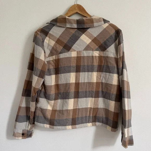 NWT LUCKY BRAND PLAID SHACKET SIZE SMALL NEW WOMENS SMALL FLEECE FALL WINTER - Picture 4 of 4